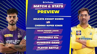 KKR VS CSK | Match Stats and Preview | IPL 2023 | 33rd Match | CricTracker
