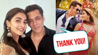 Pooja Hegde Fans Ko Kaha Thank You | Kisi Ka Bhai Kisi Ki Jaan | Salman Khan