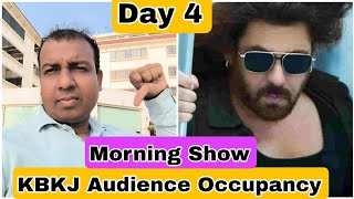 Kisi Ka Bhai Kisi Ki Jaan Movie Audience Occupancy Day 4 Morning Show