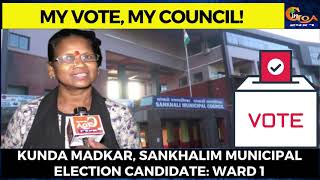 #Elections- Meet Kunda Madkar, Sankhalim Municipal Election candidate: ward 1