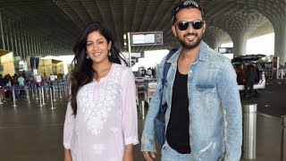 Pregnant Ishita Dutta With Husband Vatsal Seth Spotted Mumbai Airport