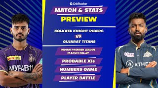 KKR VS GT| Match Stats and Preview | IPL 2023 | 39th Match | CricTracker