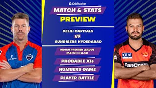 DC vs SRH| Match Stats and Preview | IPL 2023 | 40th Match | CricTracker