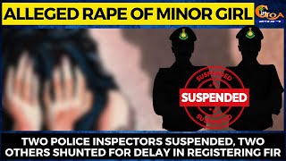 Two police inspectors suspended, two others shunted for delay in registering FIR