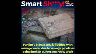 Smart Sh***y! Panjim's St Inez area is flooded with sewage water