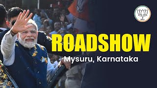 PM Shri Narendra Modi holds roadshow in Mysuru, Karnataka | BJP Live | PM Modi | Karnataka Election