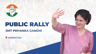 LIVE: Smt. Priyanka Gandhi ji addresses the public in Jamkhandi, Karnataka.