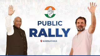 LIVE: Shri Mallikarjun Kharge and Shri Rahul Gandhi interact with the public in Karnataka.