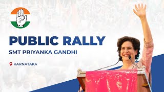 LIVE: Smt. Priyanka Gandhi ji addresses the public in Mandya, Karnataka.