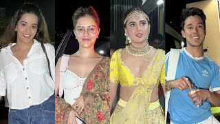 Tejasswi Prakash, Rubina Dilaik, Monalisa & Pratik Sehajpal Spotted At Filmcity