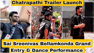Sai Sreenivas Bellamkonda Dance Performance For Chatrapathi Trailer Launch @GaietyGalaxy