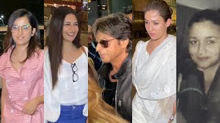Divyanka Tripathi & Vivek Dahiya, Shah Rukh Khan, Nayanthara, Alia Bhatt Spotted At Mumbai Airport