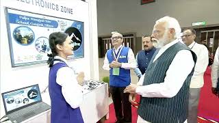 PM Modi visits exhibition organised on the occasion of National Technology Day