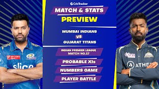 MI vs GT | Match Stats and Preview | IPL 2023 | 57th Match | CricTracker