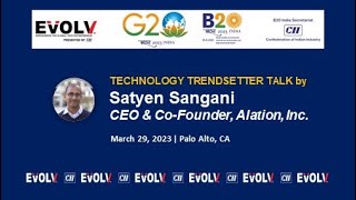 Technology Trendsetter Talk by Satyen Sangani, CEO & Co-founder, Alation Inc. | #EVOLV