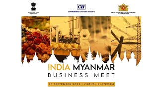 India - Myanmar Business Meet: Inaugural Session