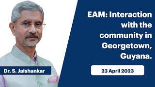 EAM: Interaction with the community in Georgetown, Guyana.