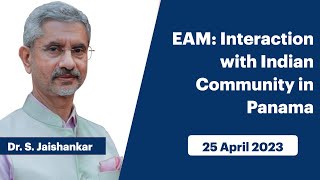 EAM: Interaction with Indian Community in Panama