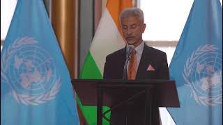Remarks by EAM at unveiling of the Bust of Mahatma Gandhi at the United Nations in New York