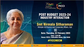 FICCI interaction with Finance and Corporate Affairs Minister Ms Nirmala Sitharaman at #FICCINECM