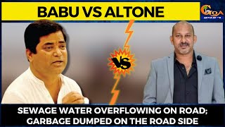 #MustWatch- Babu Kavlekar & Altone D'costa engage in a friendly banter over road hotmixing work