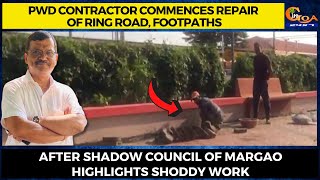 PWD contractor commences repair of Ring Road, footpaths after SCM highlights shoddy work