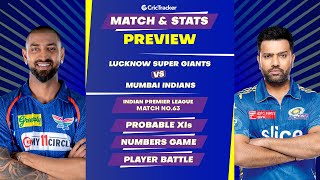 LSG vs MI | Match Stats and Preview | 63rd IPL 2023 Match | CricTracker