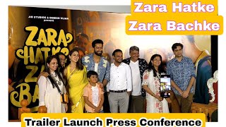 Zara Hatke Zara Bachke Trailer Launch Press Conference With Vicky Kaushal & Sara Ali Khan