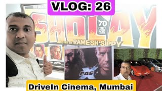 India's 1st Rooftop Drive-In Cinema Special Vlog:26, My 1st Ever Movie Experience In Open Air Screen