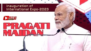 PM Modi participates in inauguration of International  Expo-2023, Pragati Maidan