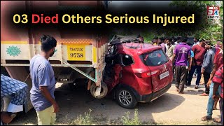 Over Speed Car Ne Maari Lorry Ko Takkar | 03 Halaak Digar Hai Zakhmi | Narsingi Road Hyderabad |