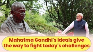 I got the opportunity to unveil a bust of Mahatma Gandhi during my visit to Japan for the G7 Summit