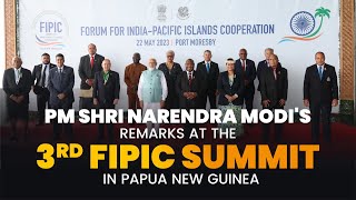 PM Shri Narendra Modi's remarks at the 3rd FIPIC Summit in Papua New Guinea | PM Modi Live | BJP