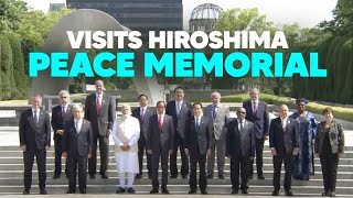 Prime Minister Narendra Modi visits Hiroshima Peace Memorial