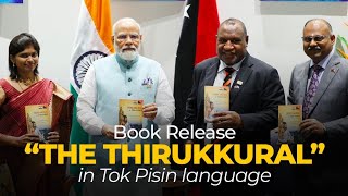 PM Modi releases book, 'The Thirukkural" in Tok Pisin language, Papua New Guinea