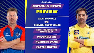 DC vs CSK | Match Stats and Preview | IPL 2023 | 67th Match | CricTracker