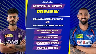 KKR vs LSG | Match Stats and Preview | IPL 2023 | 68th Match | CricTracker