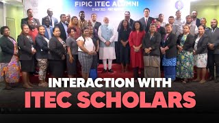 Prime Minister Narendra Modi's interaction with ITEC Scholars
