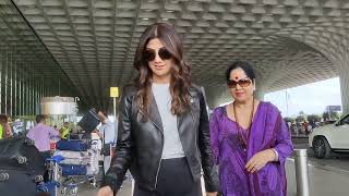 Shilpa Shetty Spotted At Airport As She Leaves To London For Vacation #ytvideoes #trends