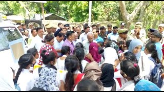 मा शाकुम्भरी देवी युनिवर्सिटी पर छात्राओ ने किया हंगामा