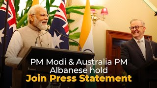 PM Modi & Australia PM Albanese hold Join Press Statement