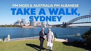 Prime Minister Narendra Modi & Australia PM Albanese take a walk, Sydney