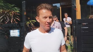 Brett Lee And Scott Styris Spotted At Post Lunch In Bandra