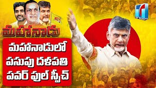 Chandrababu Naidu Powerfull Speech in TDP Mahanadu Public Meeting | Top Telugu Tv | Ap News
