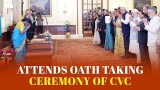 Prime Minister Narendra Modi attends oath taking ceremony of CVC