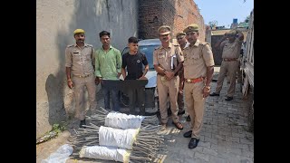 मीरापुर पुलिस ने दो शातिर को किया गिरफ्तार, चोरी का तार और असलाह बरामद