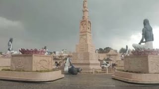 उज्जैन: महाकाल लोक में आंधी-तूफान से गिरकर टूटी सप्तऋषि की मूर्तियां, DM बोले जल्द ठीक किया जाएगा