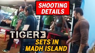 TIGER 3 Shooting Details, Set Par Dikhe Salman Khan Aur Shahrukh Khan Eksath | Sets In Madh Island