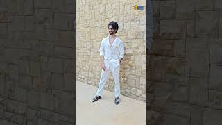 Shahid Kapoor Spotted At Pramotion For Bloody Daddy Movie