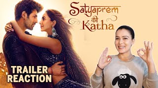 SatyaPrem Ki Katha Trailer Reaction | Kartik Aaryan, Kiara Advani